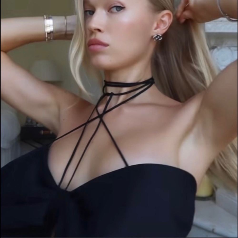 Zara Bandeau Bow Top Limited Edition